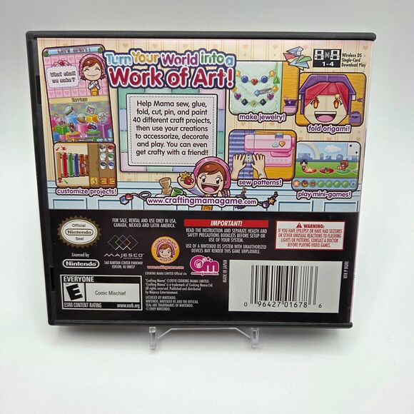 Nintendo DS Crafting Mama Complete with Game Case and Manual - Picture 2 of 5